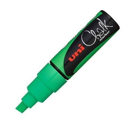 140129000 UNIBALL MARCADOR DE TIZA LIQUIDA CHALK PWE-8K VERDE FLUOR