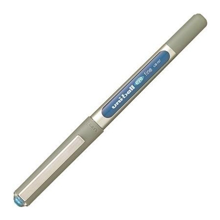 315218000 UNIBALL ROLLERBALL EYE FINE UB-157E 0.7MM AZUL CLARO CAJA 12 UD