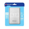 53071 VERBATIM DISCO DURO PORTÁTIL STORE 'N' GO 1TB HDD 2.5" USB 3.0 PLATA