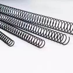 5111401 FELLOWES ESPIRAL METÁLICA PASO 5:1 30MM A4 NEGRO PACK 50 UD