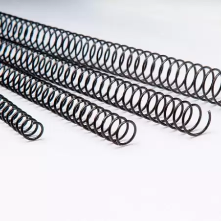 5111401 FELLOWES ESPIRAL METÁLICA PASO 5:1 30MM A4 NEGRO PACK 50 UD