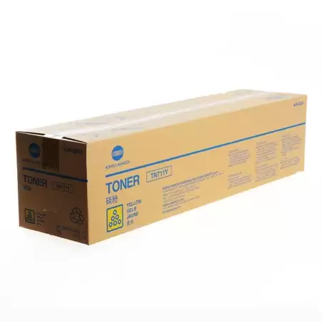 A3VU250 KONICA-MINOLTA TONER AMARILLO BIZHUB C654E/C754 - TN-711Y *ALTA CAPACIDAD*