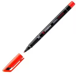 843/40 STABILO MARCADOR PERMANENTE OHPEN UNIVERSAL M PUNTA MEDIA 1.0MM ROJO