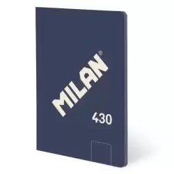57261G48B MILAN LIBRETA ENCOLADA A6 48H 95GR LISO COLECCIÓN 430 SINCE 1918 AZUL