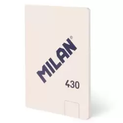 57261G48BG MILAN LIBRETA ENCOLADA A6 48H 95GR LISO COLECCIÓN 430 SINCE 1918 BEIGE