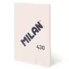 57261G48BG MILAN LIBRETA ENCOLADA A6 48H 95GR LISO COLECCIÓN 430 SINCE 1918 BEIGE