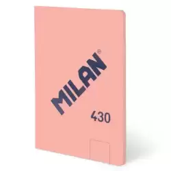 57261G48P MILAN LIBRETA ENCOLADA A6 48H 95GR LISO COLECCIÓN 430 SINCE 1918 ROSA