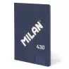 57263G48B MILAN LIBRETA ENCOLADA A6 48H 95GR CUADRICULADA 5X5 COLECCIÓN 430 SINCE 1918 AZUL