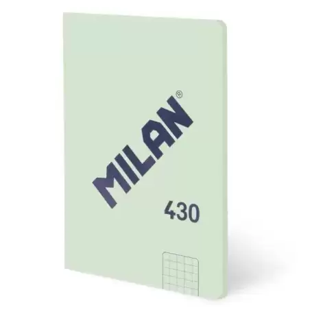 57263G48GR MILAN LIBRETA ENCOLADA A6 48H 95GR CUADRICULADA 5X5 COLECCIÓN 430 SINCE 1918 VERDE