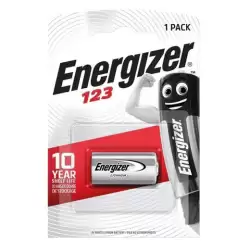 EGBCR1231 ENERGIZER PILA LITIO FOTO CR123 3V BLISTER -1U-