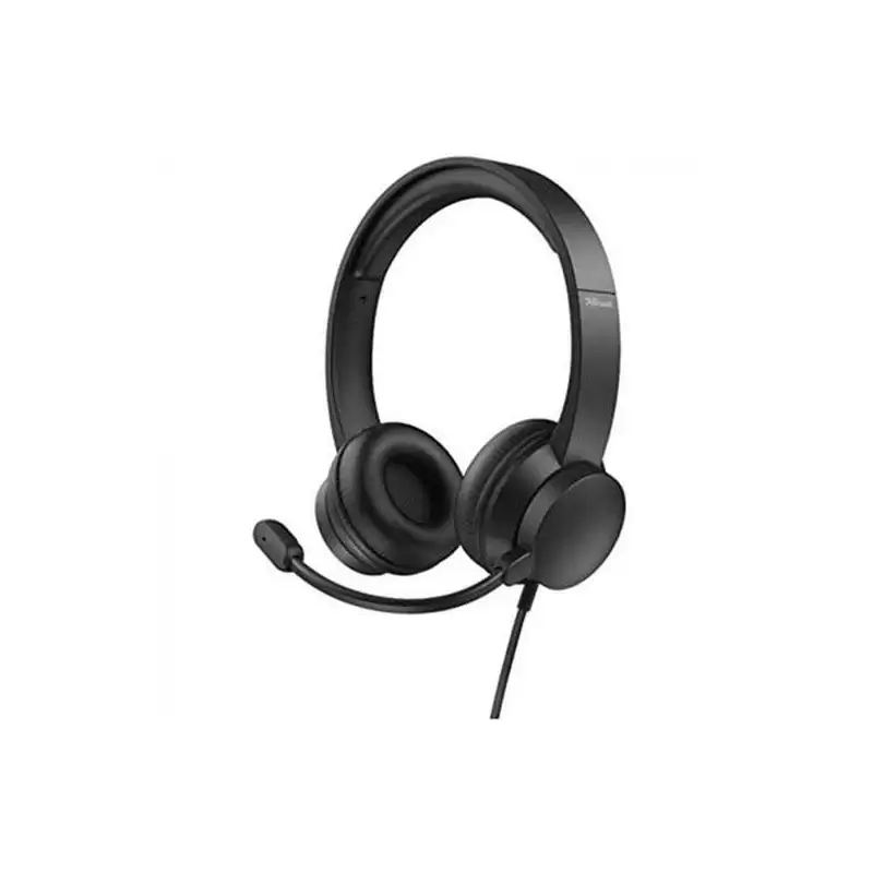 24186 TRUST AURICULARES HS 200 ON EAR USB MICROFONO INCORPORADO - CABLE 1.8M - CONECTOR USB