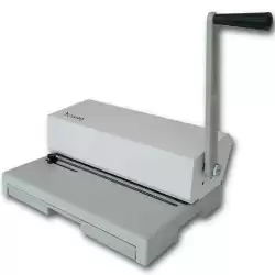 3036PERES YOSAN ENCUADERNADORA 56 (PASO 4:1) ESPIRAL MANUAL FOLIO APAISADO GRIS