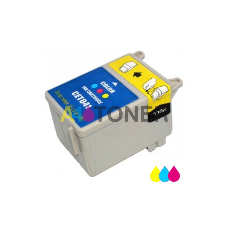 Cartucho de tinta T041 tricolor alternativo