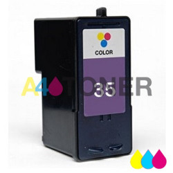Cartucho de tinta Lexmark 35 XL compatible al cartucho original Lexmark 018C0035E