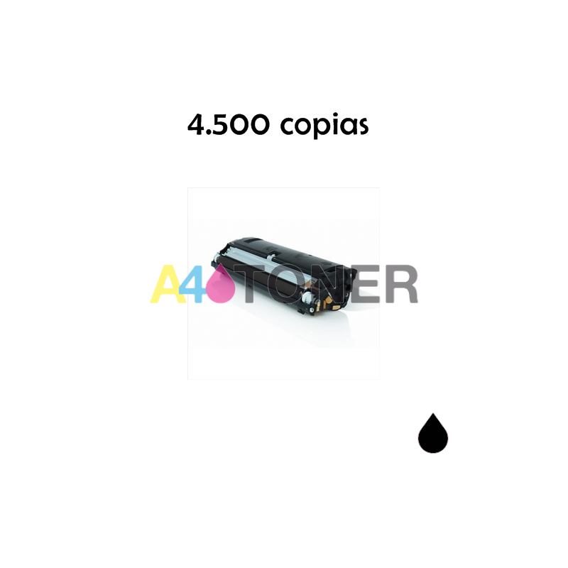 Toner alternativo Epson C900 / C1900 compatible al toner original Epson C13S050100 negro