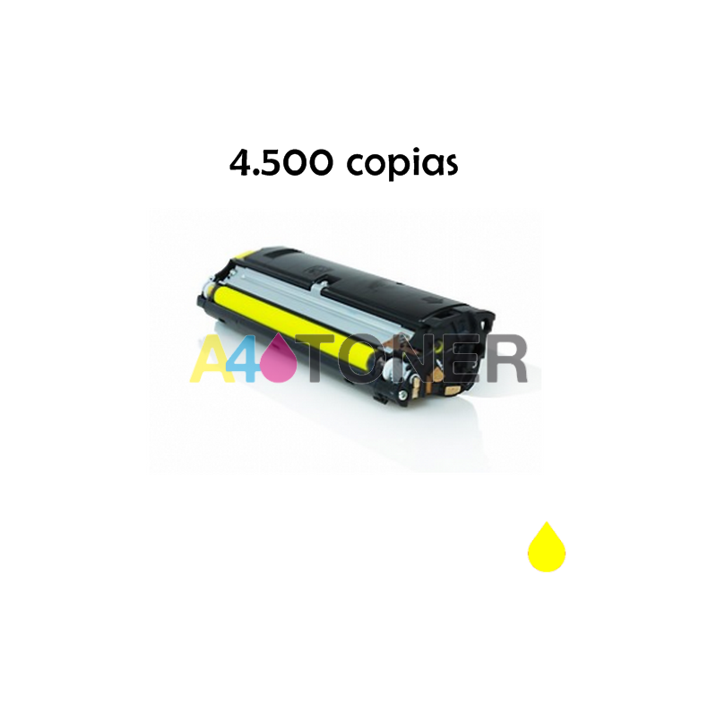 Toner compatible KM2300 / KM-2300 amarillo genérico al toner original Konica minolta DL2300Y ( 171-0517-006 )