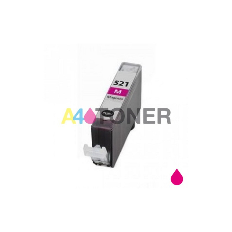 Cartucho de tinta Canon CLI-521 magenta alternativo