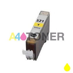 Cartucho de tinta Canon CLI-521 amarillo alternativo