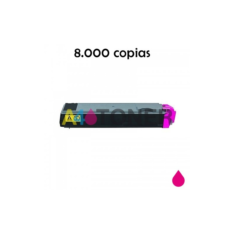 Toner compatible TK-500 kyocera magenta alternativo al toner original kyocera 370PD4KW TK500