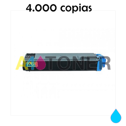 Toner compatible TK520 kyocera cyan alternativo al toner original Kyocera 1T02HJCEU0 TK-520