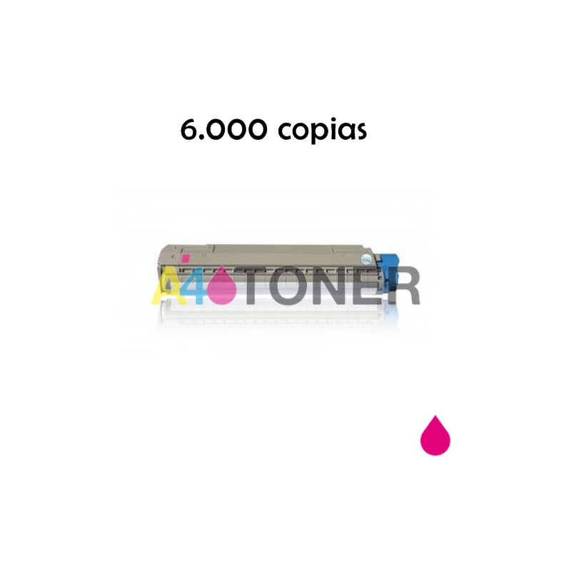 Toner OKI C8600 / C8800 magenta alternativo