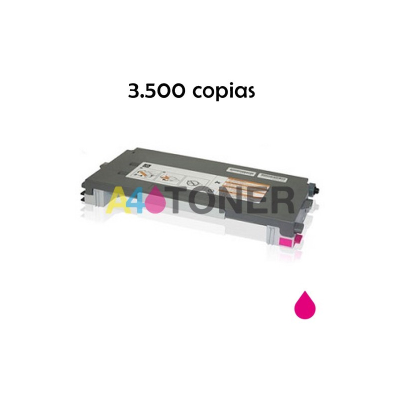 Toner Lexmark C500 magenta compatible al toner original Lexmark C500H2MG
