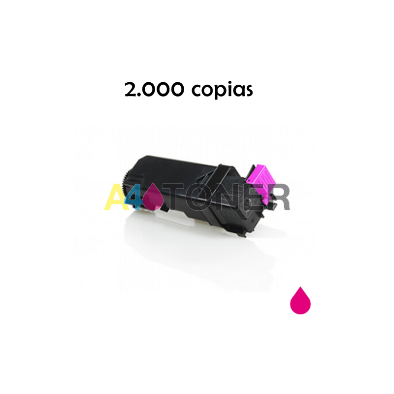 Toner XEROX6140 magenta compatible sustituye al toner original xerox 106R01478