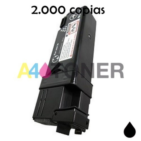 Toner Xerox6125 negro sustituye al toner original  06R01334