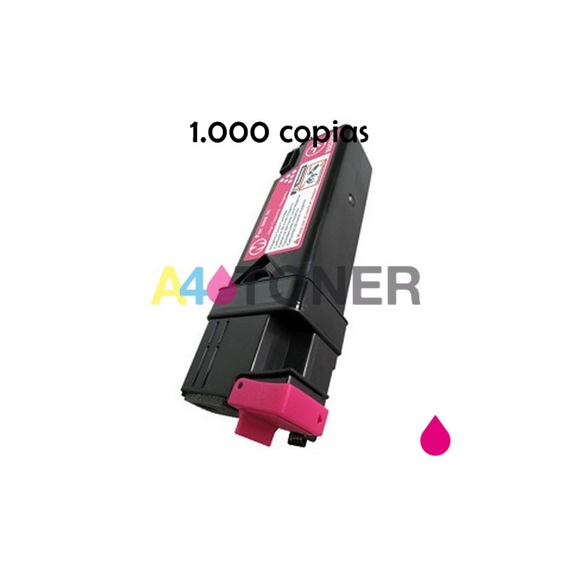 Toner Xerox6125 magenta sustituye al toner original 106R01332