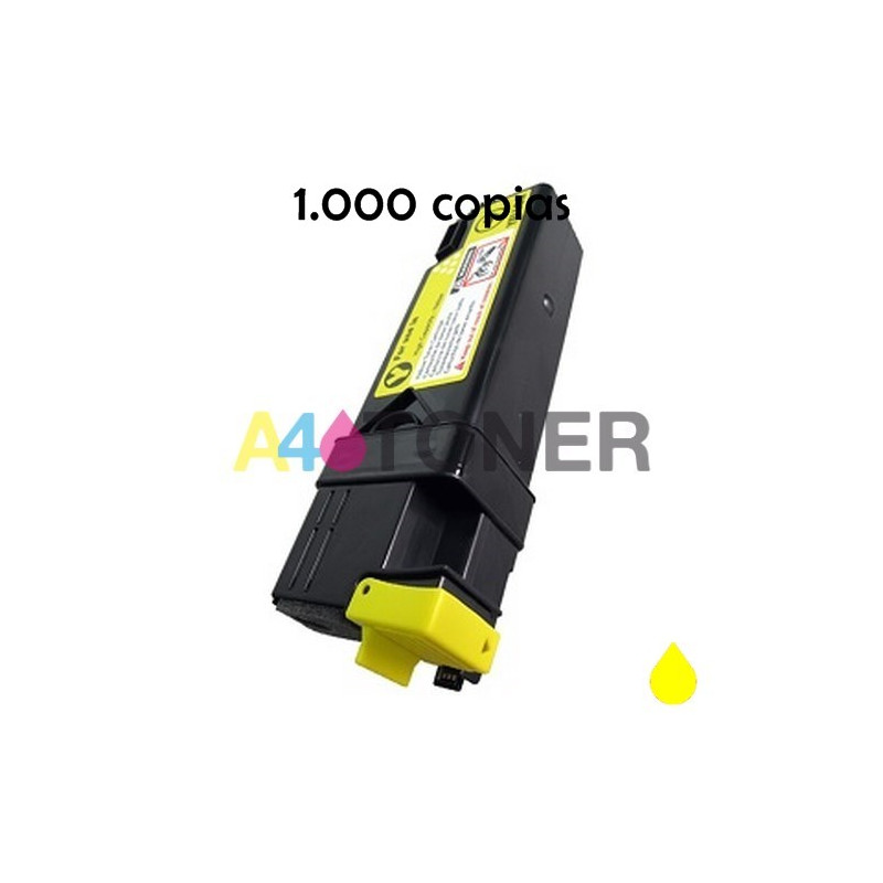 Toner Xerox6125 amarillo sustituye al toner original 106R01333