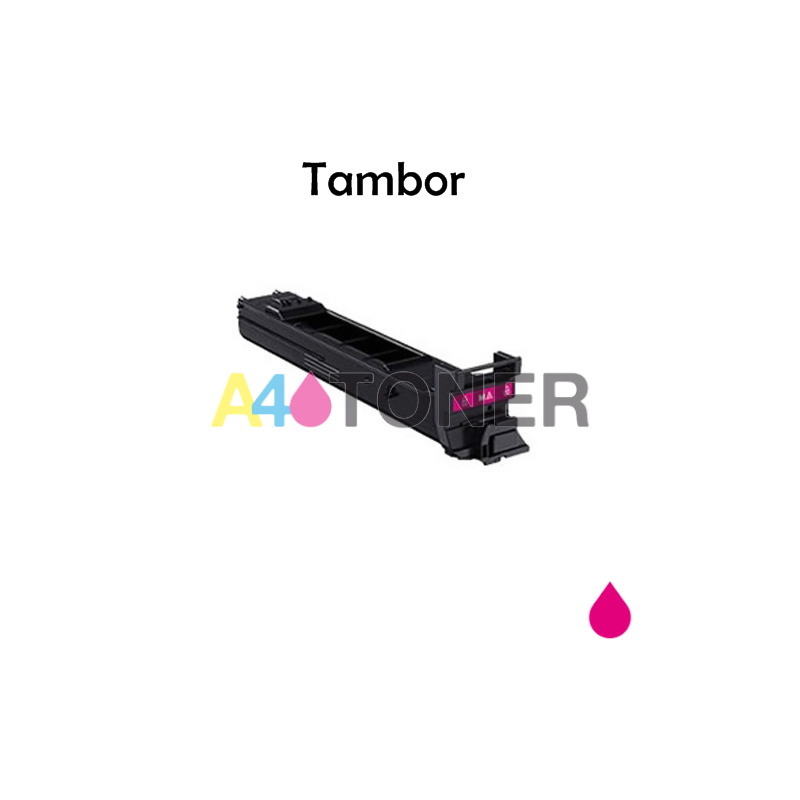 Tambor compatible Konica Minolta KM-4650 / KM4650 magenta genérico al tambor original Konica Minolta A0310AH