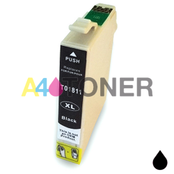 Cartucho de tinta Epson 18xl negro compatible