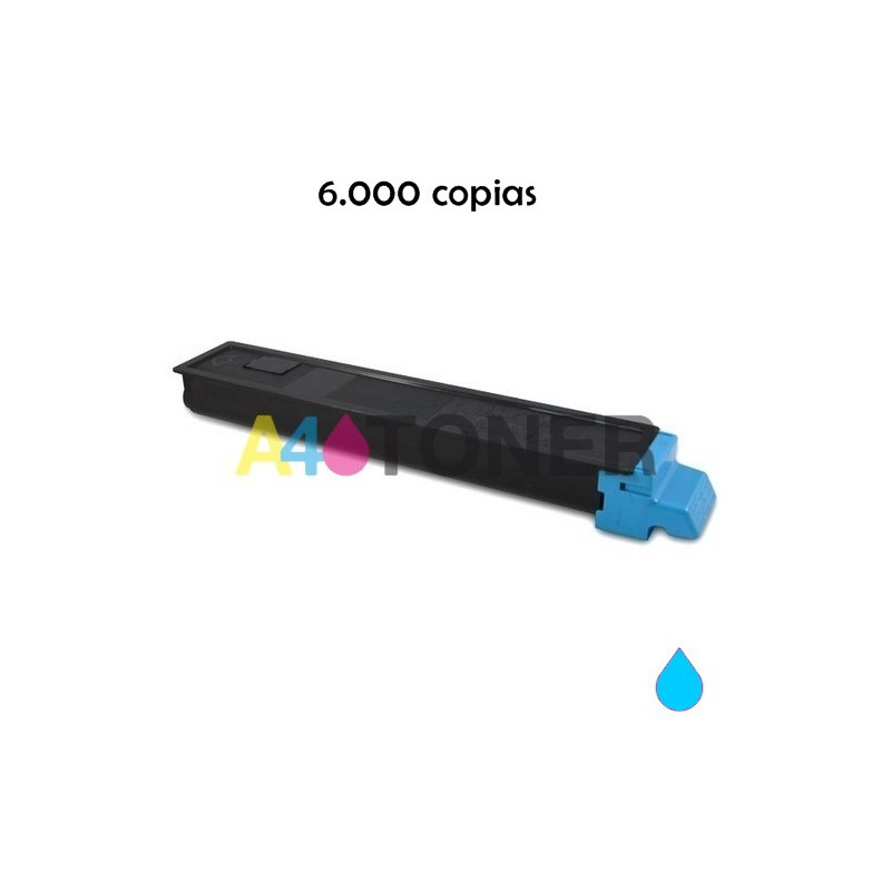 Toner compatible TK895 / TK 895 kyocera cyan alternativo al toner original Kyocera 1T02K0CNL0 TK895