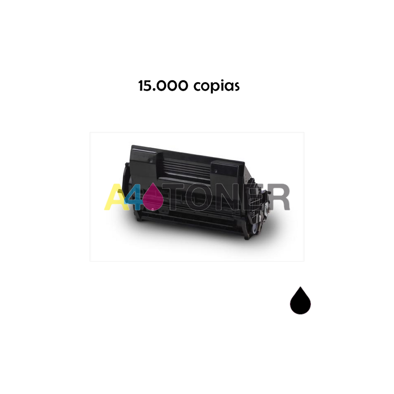 Toner remanufacturado OKI B710 negro