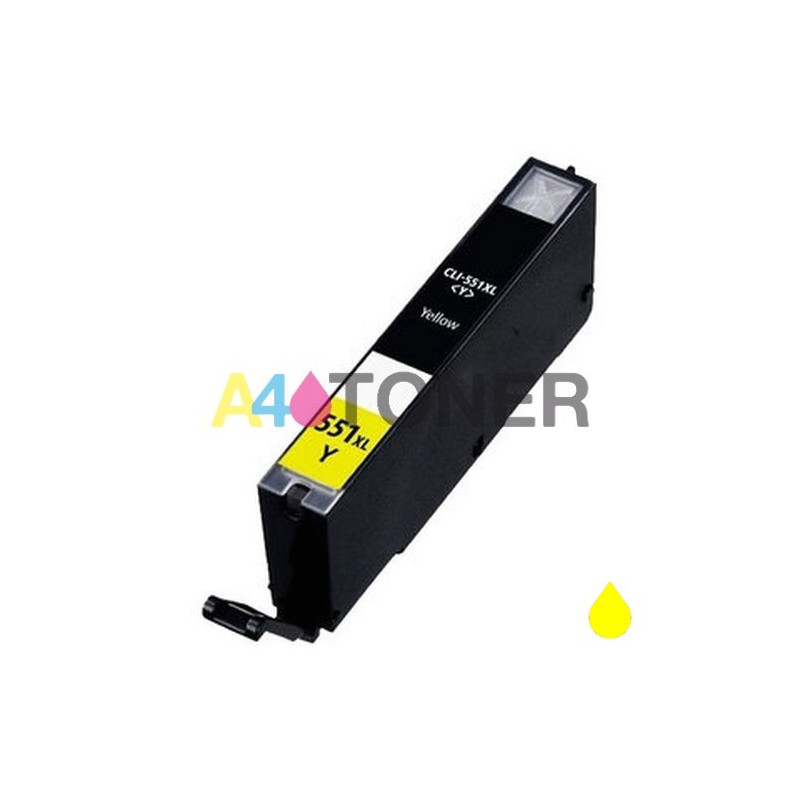 Cartucho de tinta alternativo CLI551XLY amarillo