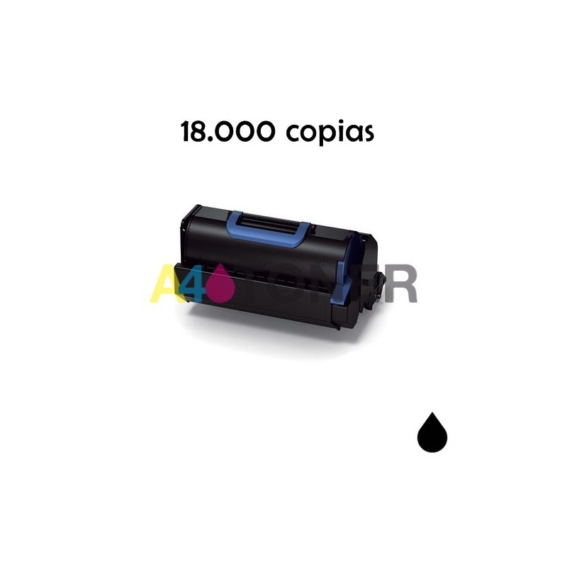 Toner OKI B721 negro alternativo compatible a OKI 45488802