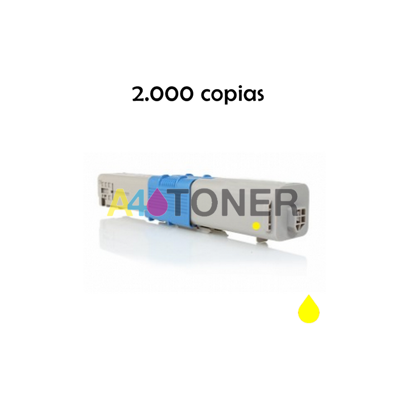 Toner Oki MC352 / MC362 amarillo compatible con OKI 44469704