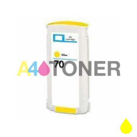 Cartucho de tinta Hp 70 amarillo compatible al cartucho original hp C9454A