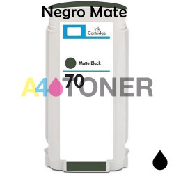 Cartucho de tinta Hp 70 negro mate compatible al cartucho original hp C9448A
