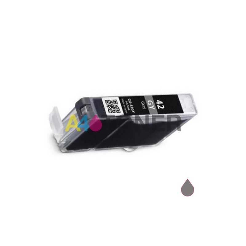 Cartucho de tinta Canon CLI-42 gris compatible con Canon 6390001
