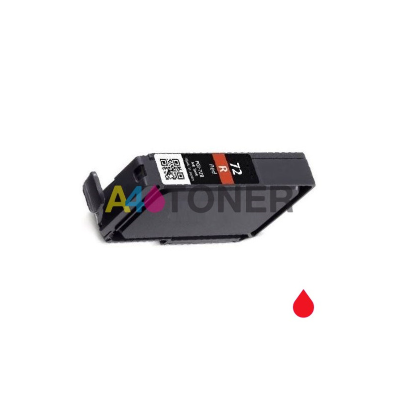 Cartucho de tinta Canon PGI-72 rojo compatible con Canon 6410B001
