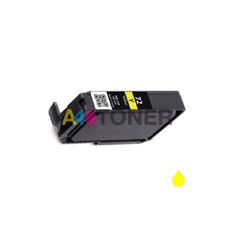 Cartucho de tinta Canon PGI-72 amarillo compatible con Canon 6406B001