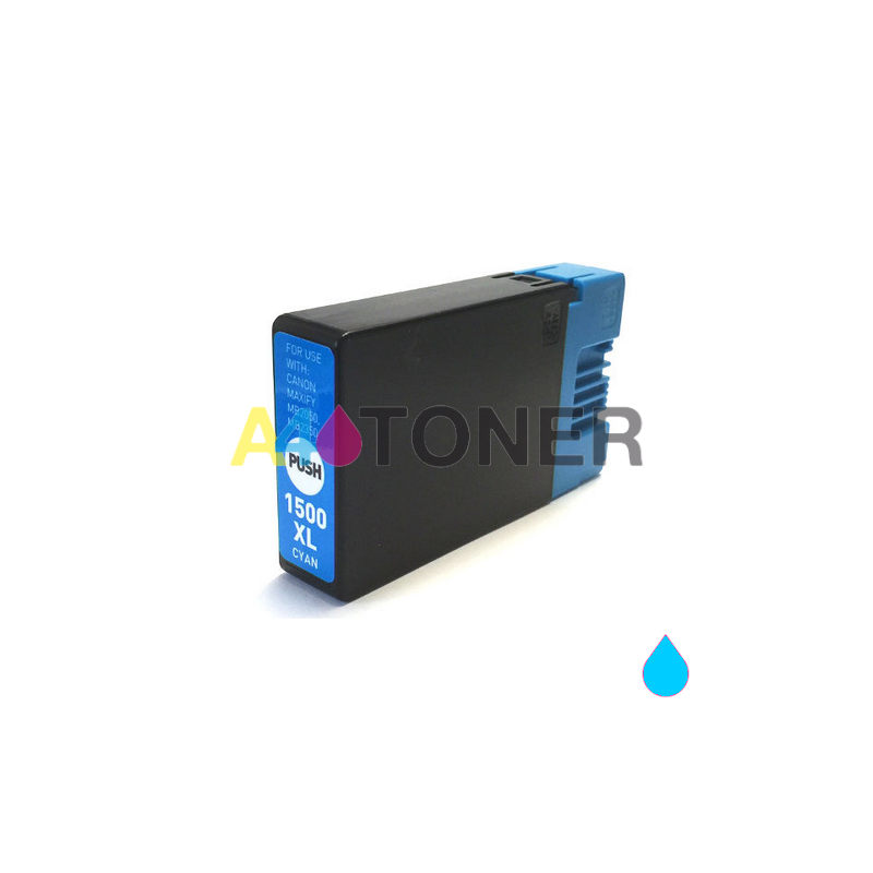 Cartucho de tinta PGI1500 XL cyan compatible al original Canon 9193B001