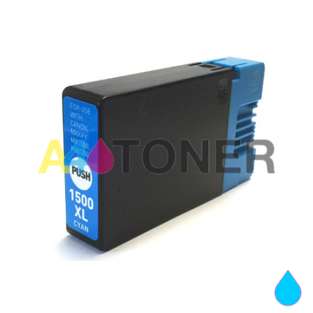 Cartucho de tinta PGI1500 XL cyan compatible al original Canon 9193B001