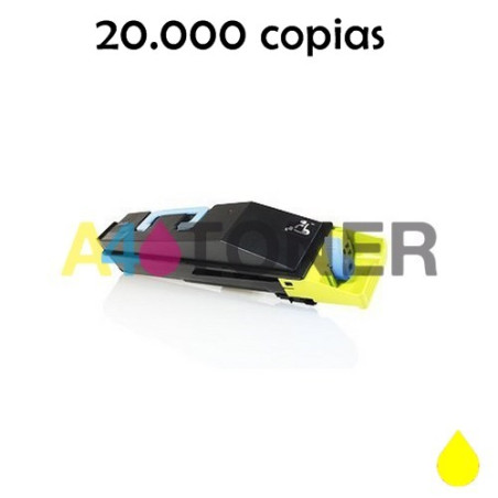 Toner compatible Kyocera TK810 / TK 810 / TK-810 amarillo alternativo a Kyocera Mita 370PC3KL