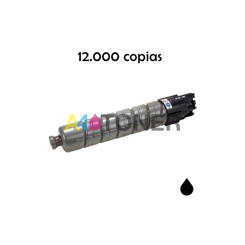 Toner MP C305 negro compatible a Ricoh aficio MPC305 841618
