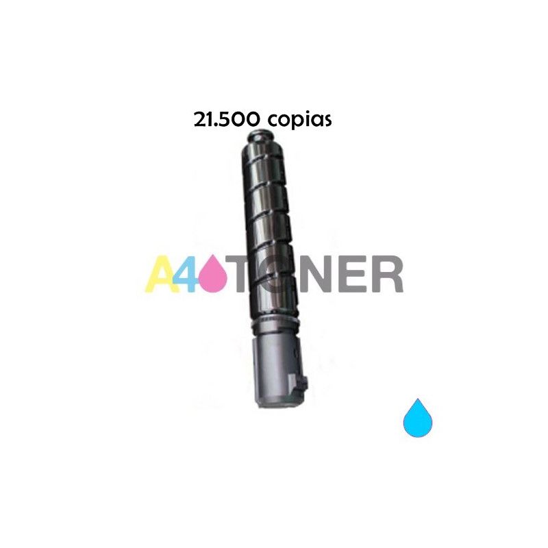Toner Canon C-EXV47 cyan compatible al toner original Canon 8517B002
