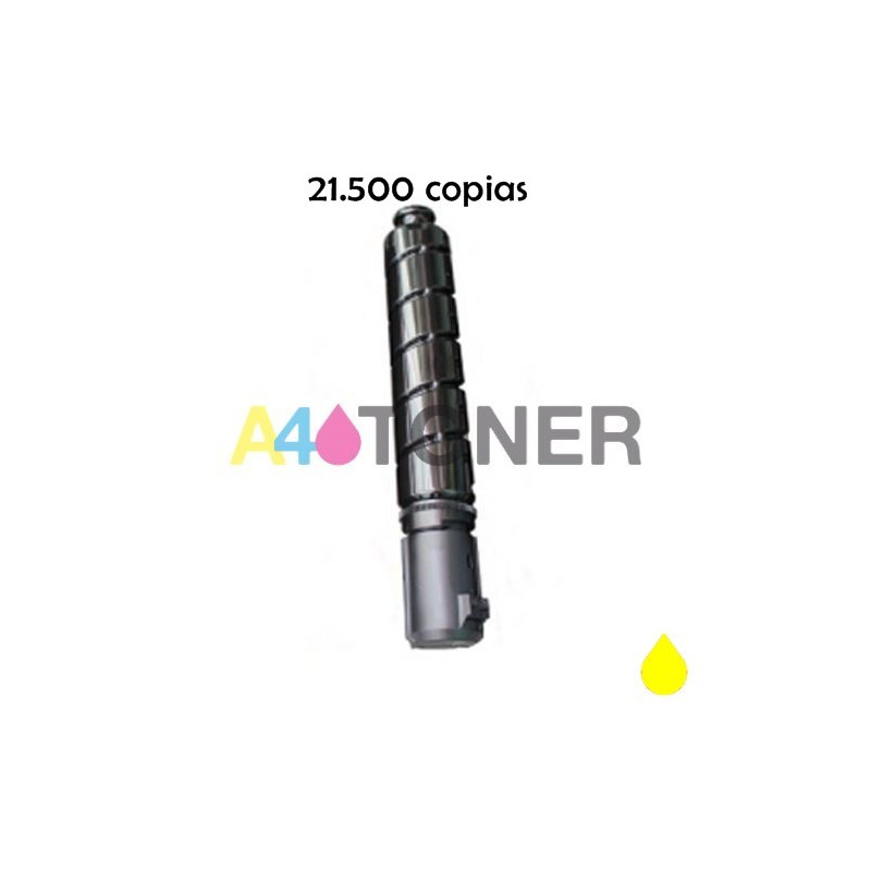Toner Canon C-EXV47 amarillo compatible al toner original Canon 8519B002