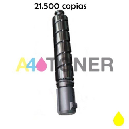 Toner Canon C-EXV47 amarillo compatible al toner original Canon 8519B002