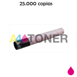 Toner compatible konica TN-321 / TN321 / TN 321 magenta genérico al toner original Konica Minolta A33K350
